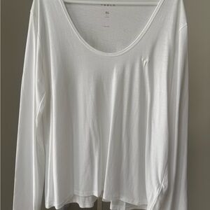 White Long Sleeve Women's Top